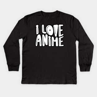 Anime Lovers Gift Kids Long Sleeve T-Shirt